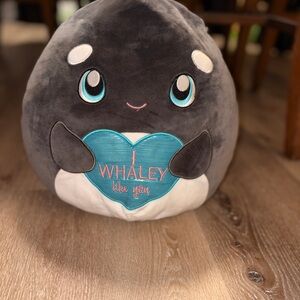 Squishmallows Kai the Orca Whale Valentines Day 12 inch